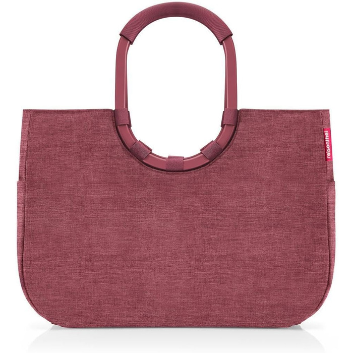 Сумка Reisenthel Loopshopper L – містка та водонепроникна сумка з перероблених PET-пляшок, золото (Twist Maroon)