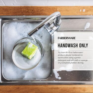 Набір ножів Farberware 15 предметів з високоякісної вуглецевої сталі, ергономічні ручки, нержавіюча сталь, чорний колір