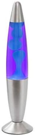 Лава-світильник Signes Grimalt, фіолетовий/синій, метал, 35 x 10 x 10 см