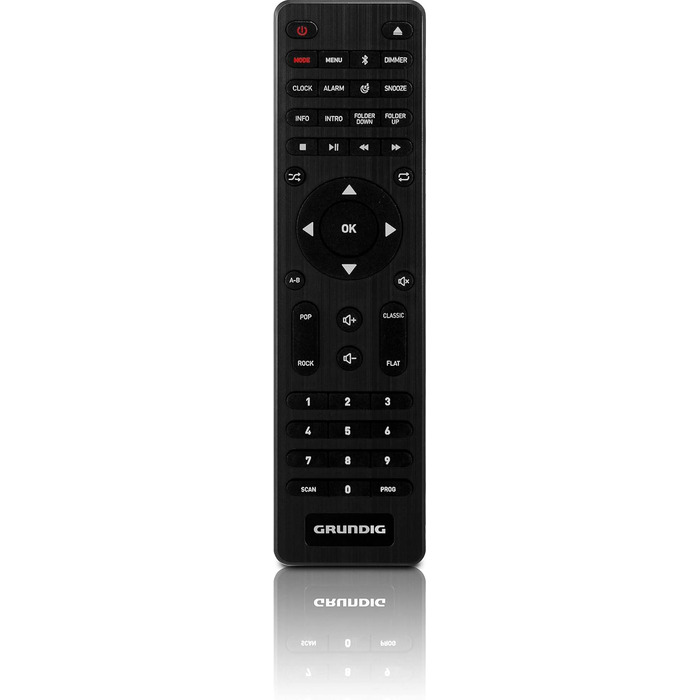 Мікросистема Grundig CMS 1050 DAB BT, CD/MP3, USB, FM, касета, 20 Вт, чорний/сріблястий