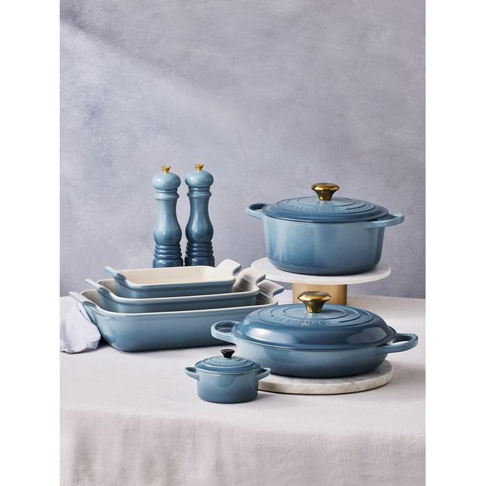 Набір мельниць для солі та перцю Le Creu Mühlen, ABS-пластик, 6 x 6 x 20,8 см, керамічний механізм, чорний/білий, 21 см