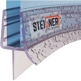 Ущільнювач для душової кабіни STEIGNER, 50 см, 6/7/8 мм, змінний ущільнювач з ПВХ для круглої душової кабіни