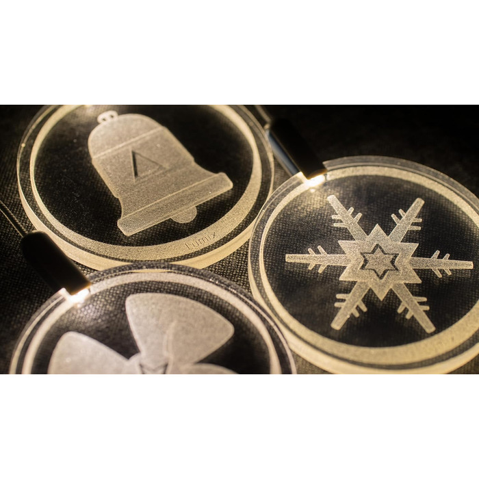 KRINNER Lumix Highlights LED-підсвічування настільне, акрил, блакитний cosmic, 76020