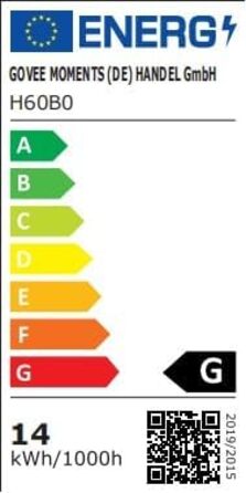 Світлодіодна торшер Govee RGBICWW з ефектом хвилі, багатозонне освітлення, 80+ режимів, Matter/Alexa, для вітальні, спальні