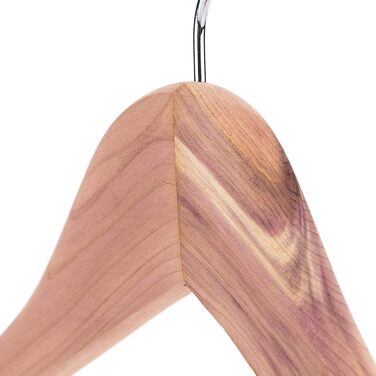 Вішак для одягу Hangerworld з кедрової деревини, 44 см, нековзний підвіс для штанів, захист від молі