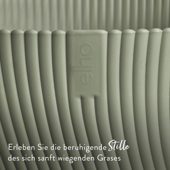 Квітчанка Elho Sereh Rund 40 - горщик для дому та саду, перероблений пластик, бежевий, Ø 39.0 x H 33.3 см