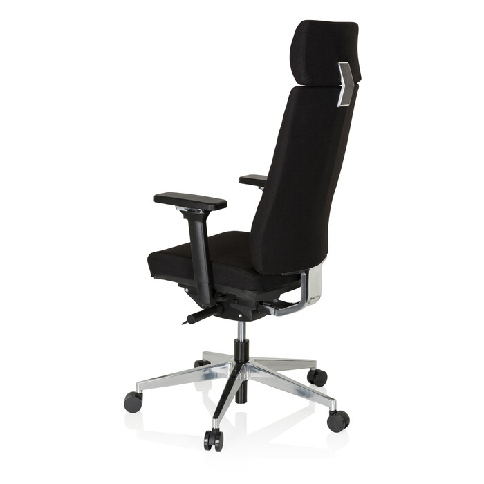 Офісне крісло MOVE-TEC PRO 3D, тканина, чорний колір / чорний колір, hjh OFFICE