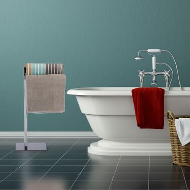 Підставка для рушників Relaxdays, хром/антрацит