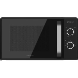 Мікрохвильова піч Cecotec ProClean 3030 20л, 700 Вт, покриття Ready2Clean, 6 рівнів потужності, чорний колір