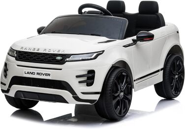 Дитячий електромобіль Range Rover Evoque 12V, ліцензійний, білий