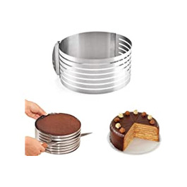 Регульоване кільце для тортів Rkllej, ніж для різання тортів, регульований круглий Тортовий ніж, ніж для тортів з нержавіючої сталі