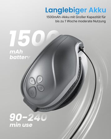 RENPHO Eyeris 2 - Масажер для очей з підігрівом та вібрацією, для розслаблення, догляду за очима, зменшення напруги, сухих очей, покращення сну