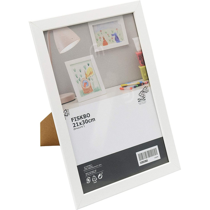 Рамка Ikea fiskbo білого кольору (230 см) 6 шт. 230 см білого кольору
