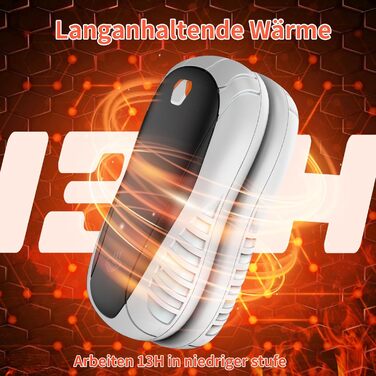 Електричний грілка для рук FANDLISS 5200 mAh (2 шт.) - 3 режими нагріву, для активного відпочинку та зими, подарунок