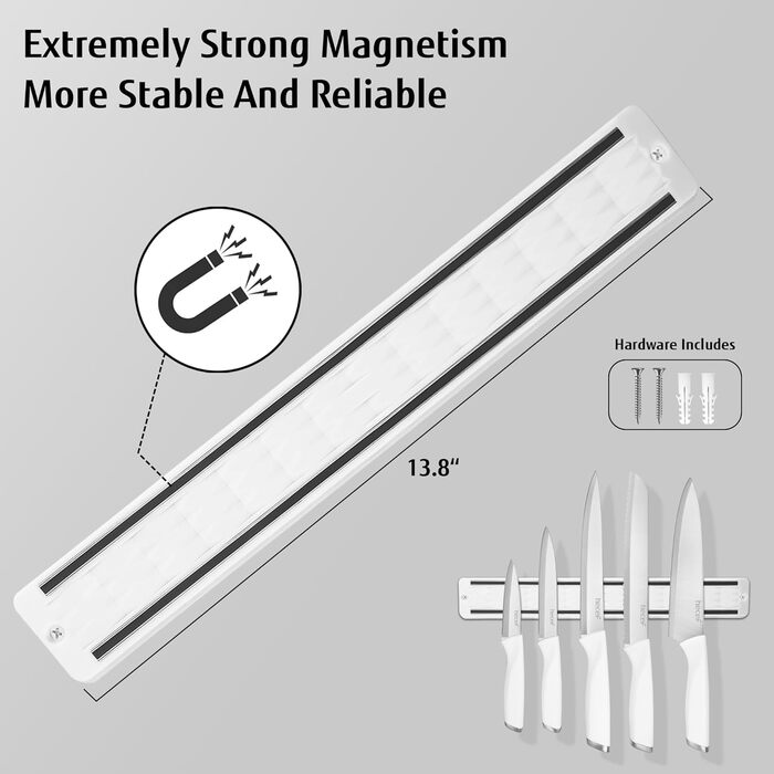 Набір кухонних ножів Messerblock з кухонними ножами та ножицями, 6 предметів, чорний