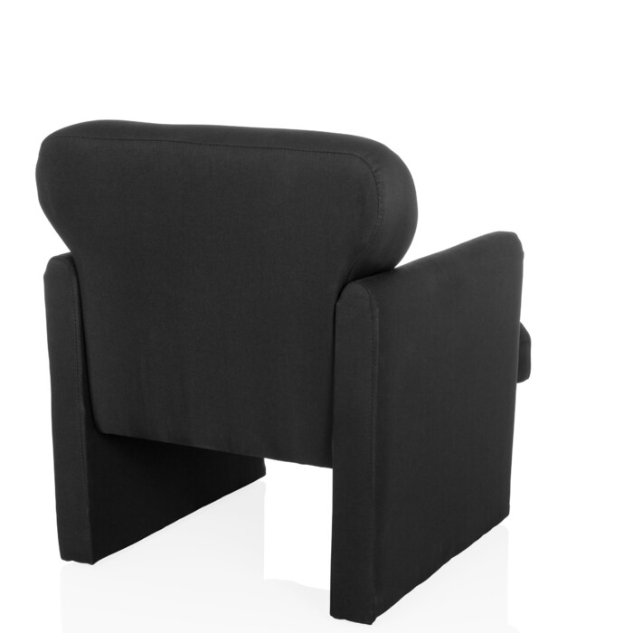 Крісло-релакс CARIPITO, тканина, чорний колір, hjh LIVING