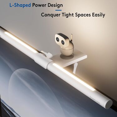 LED лампа для монітора Quntis 40см з підсвічуванням, регульована, захист очей, для офісу та дому