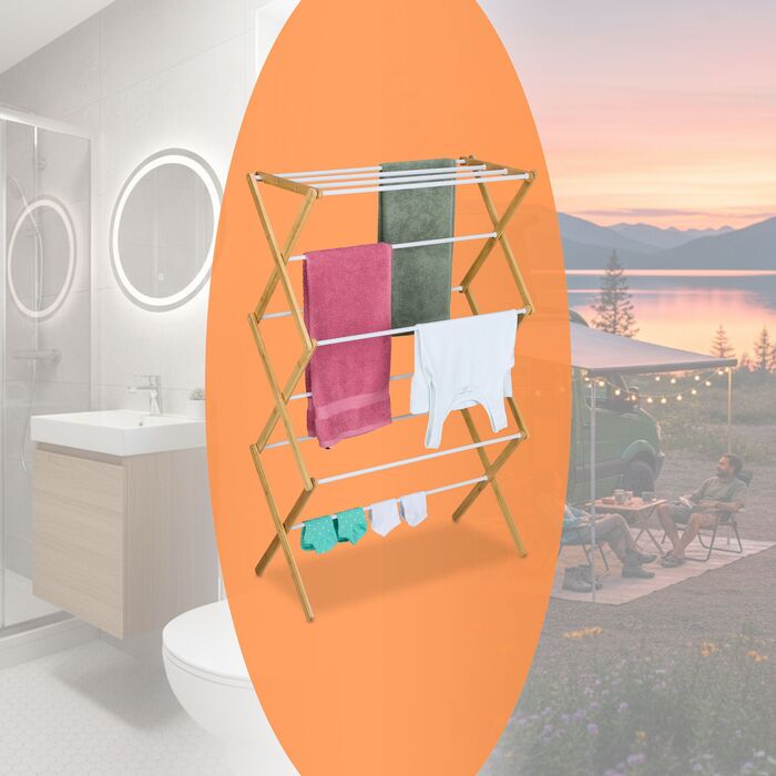 Розкладна сушарка для білизни Relaxdays