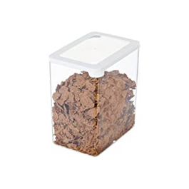 Сховище сухих харчових продуктів GASTROMAX об'ємом 3,5 л-герметичний контейнер з прозорого пластика - для кухонних шаф і висувних ящиків-Sp