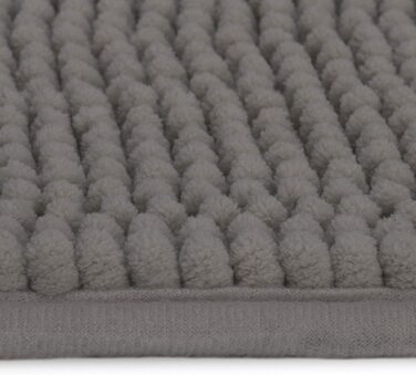 Нековзний килимок для ванної Beautissu 70x100 см-Килимок для ванної кімнати BeauMare WR Chenille, відповідний для підлоги з підігрівом - більш пухнастий