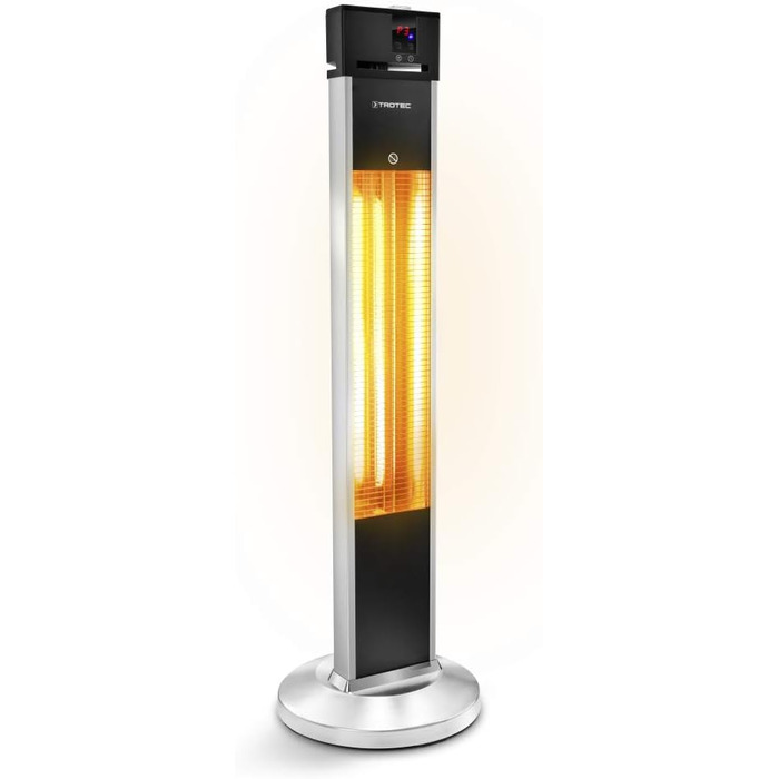 Інфрачервовий обігрівач Trotec IRS 2000 E – 2000 Вт, IP34, з пульт. та таймером