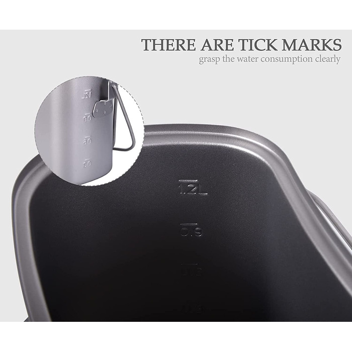 Набір посуду iBasingo Titan Kantine 1500ml/600ml для кемпінгу та відпочинку на природі (Ti2059C)