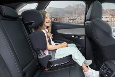 Автокрісло Bebeconfort Disney Hera i-Fix 100-150 см (3.5-12 років) Miss Minnie Graphite - легке, з регульованим підголівником