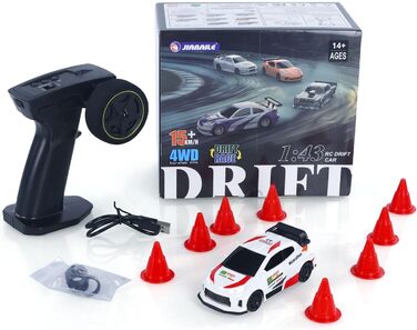 Радіокерований автомобіль Toucan RC Hobby RTR 4x4, 1/43, повнорозмірне керування, висока швидкість - в наявності в Україні