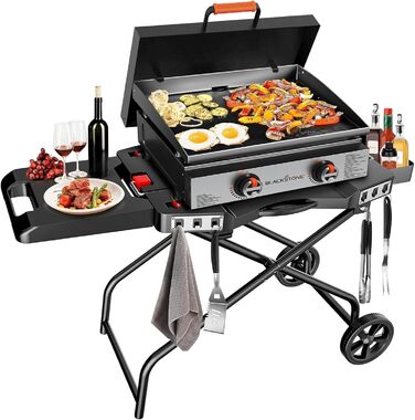 Підставка для гриля GFTIME для Weber Q1000, Q2000, Q1200, Q1400, Q2200, Q2400 та Blackstone 43/56 см, Outdoor