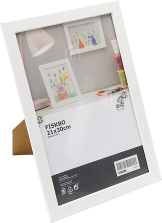 Рамка Ikea fiskbo білого кольору (230 см) 6 шт. 230 см білого кольору