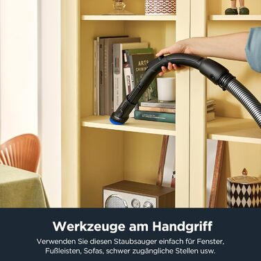 Пылесос Eureka WhirlWind без мешка, потужний, компактний та легкий, для твердих підлог та килимів, HEPA-фільтр, радіус дії 8м, 700W, об'єм 1,5л, блакитний