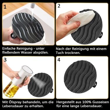 Пресс для бургерів з чавуну Gourmet Easy | Smasher для смачних гамбургерів та Smash Burger (Ø15см)