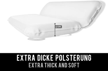 Подушка для ванни Laneta 35х30 см біла