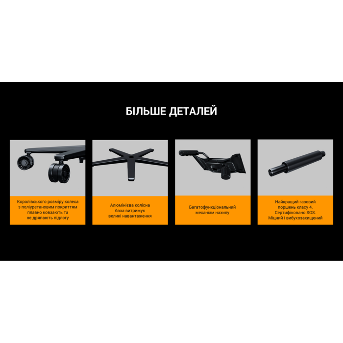 Крісло ігрове Anda Seat Kaiser Frontier XL Dark Gray Fabric