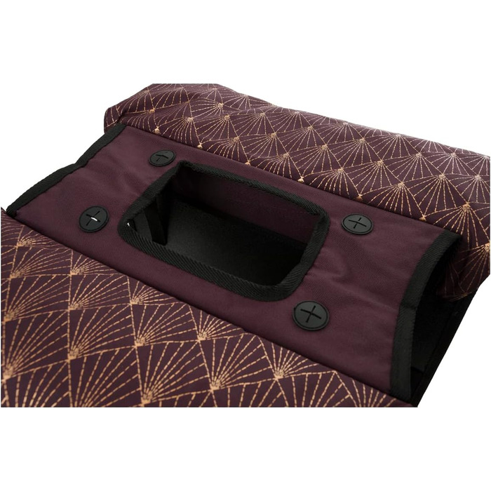 FAST RIDER Fastrider Nara Double Pannier Trend MIK (Deco Aubergine), FAST RIDER Fastrider Nara Double Pannier Trend MIK (Deco Aubergine)