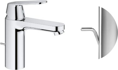 Змішувач для ванної кімнати Grohe Eurosmart Cosmopolitan, хром, 30 см, водозберігаючий, з витяжною системою
