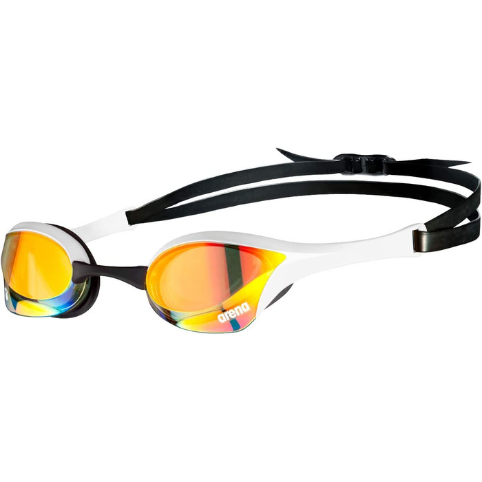Чоловічі плавальні окуляри Arena для дорослих Cobra Ultra Swipe Mr (яскраво-білі), різнокольорові, 1 (комплект з протитуманним спреєм)