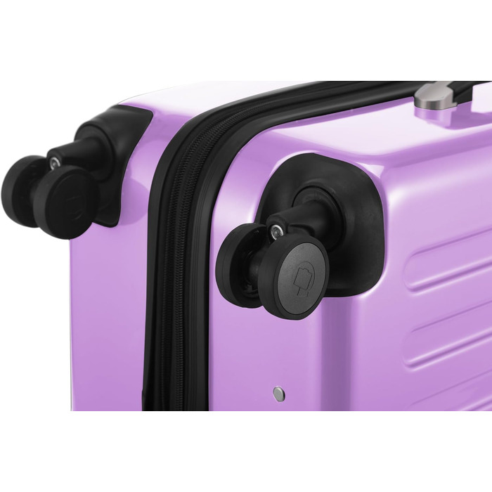 Набір валіз Hauptstadtkoffer Alex (S+M+L) - 3 валізи: 55 см, 65 см, 75 см, ABS+PC, TSA, фіолетовий