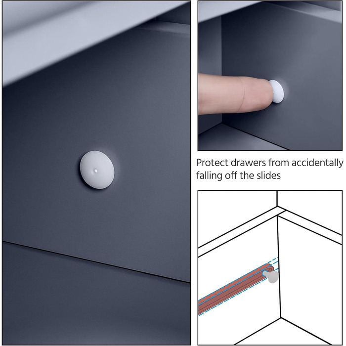 Шафа для ванної кімнати Yaheetech з 4 шухлядами та 2 дверцятами, підлогова шафа-комод для ванної, вітальні, коридору, кухні, білий, 81 x 30 x 83 см
