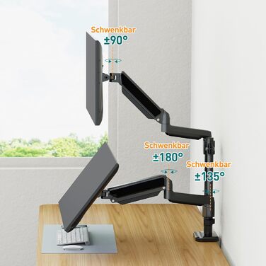 Підставка для монітора ELIVED EV6032: 2 монітори, 13-32