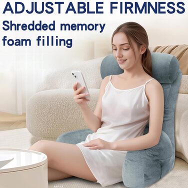 Підголовник для ліжка Tinuniyaa: великий, з підлокітниками для спини, для читання, відпочинку та перегляду телевізора