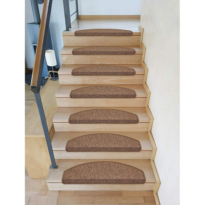Килимки для сходів Kettelservice-Metzker напівкруглі 15 шт 65х24см світло-коричневі
