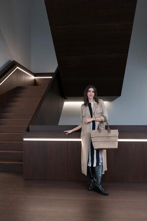 Шопер Reisenthel Shopper E1 - велика сумка для покупок, Herringbone Mokka