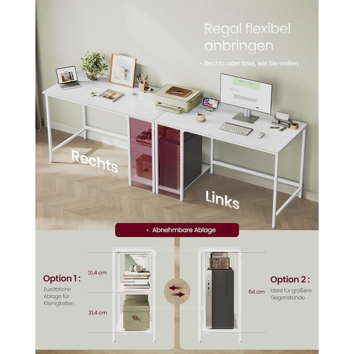 Стол письмовий VASAGLE 100x50x76 см, комп'ютерний, офісний, вінтажний стиль, для робочого кабінету, спальні, вітальні, коричнево-чорний