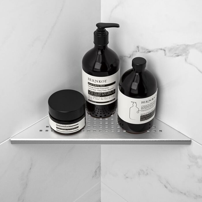 Поличка для душу Eck, нержавіюча сталь 304, 2 шт., для плитки, монтаж в стіну, реновація ванної кімнати