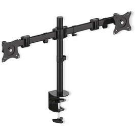Кріплення для монітора PureMounts (2 монітори), 17-32 дюйми, до 8 кг, VESA 75/100, регульоване, чорне
