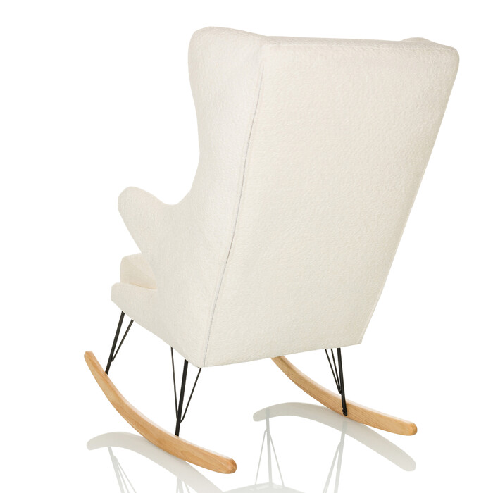 Крісло-шезлонг MAPOON, оббивка Bouclé, білий колір, hjh LIVING