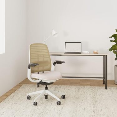 Офісний стілець Steelcase Series 1 з підтримкою спини LiveBack та 4D-підлокітниками, 66 x 64 x 92 см