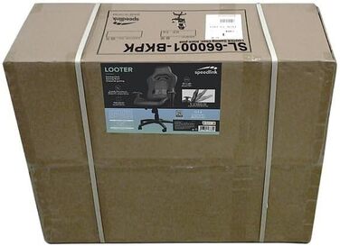 Ігровий крісло Speedlink Looter – ергономічне, чорне, на штучній шкірі, до 140 кг