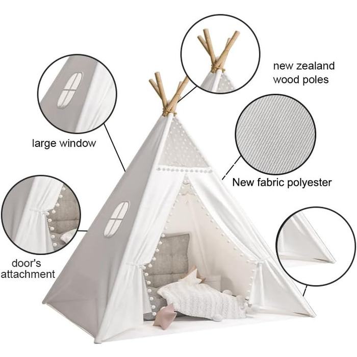 Дитяче намет-типі ChicSoleil для гри в приміщенні та на вулиці